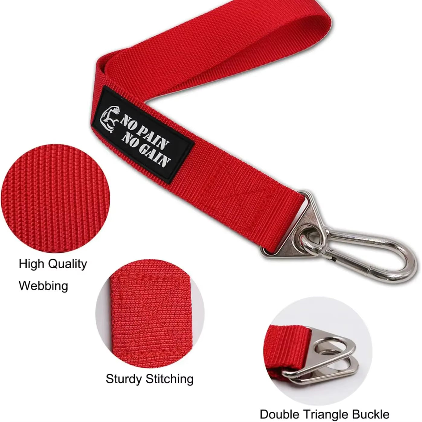 Ultimate-Strength Arm Wrestling Training Strap with Carabiner – Durable Forearm Power Resistance Strap