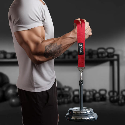Ultimate-Strength Arm Wrestling Training Strap with Carabiner – Durable Forearm Power Resistance Strap