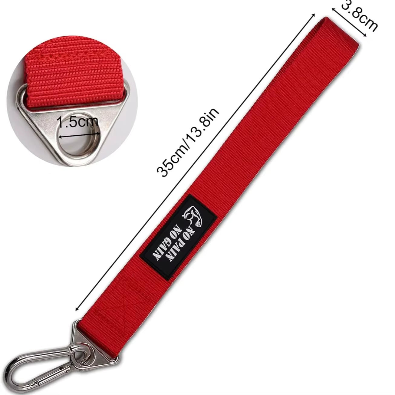 Ultimate-Strength Arm Wrestling Training Strap with Carabiner – Durable Forearm Power Resistance Strap
