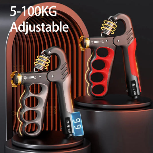 DESTRUCTIVE HANDS: 5-100Kg Adjustable Grip Strengthener – Gym Wrist Expander for Hand Strength, Muscle Recovery & Fitness Exercise