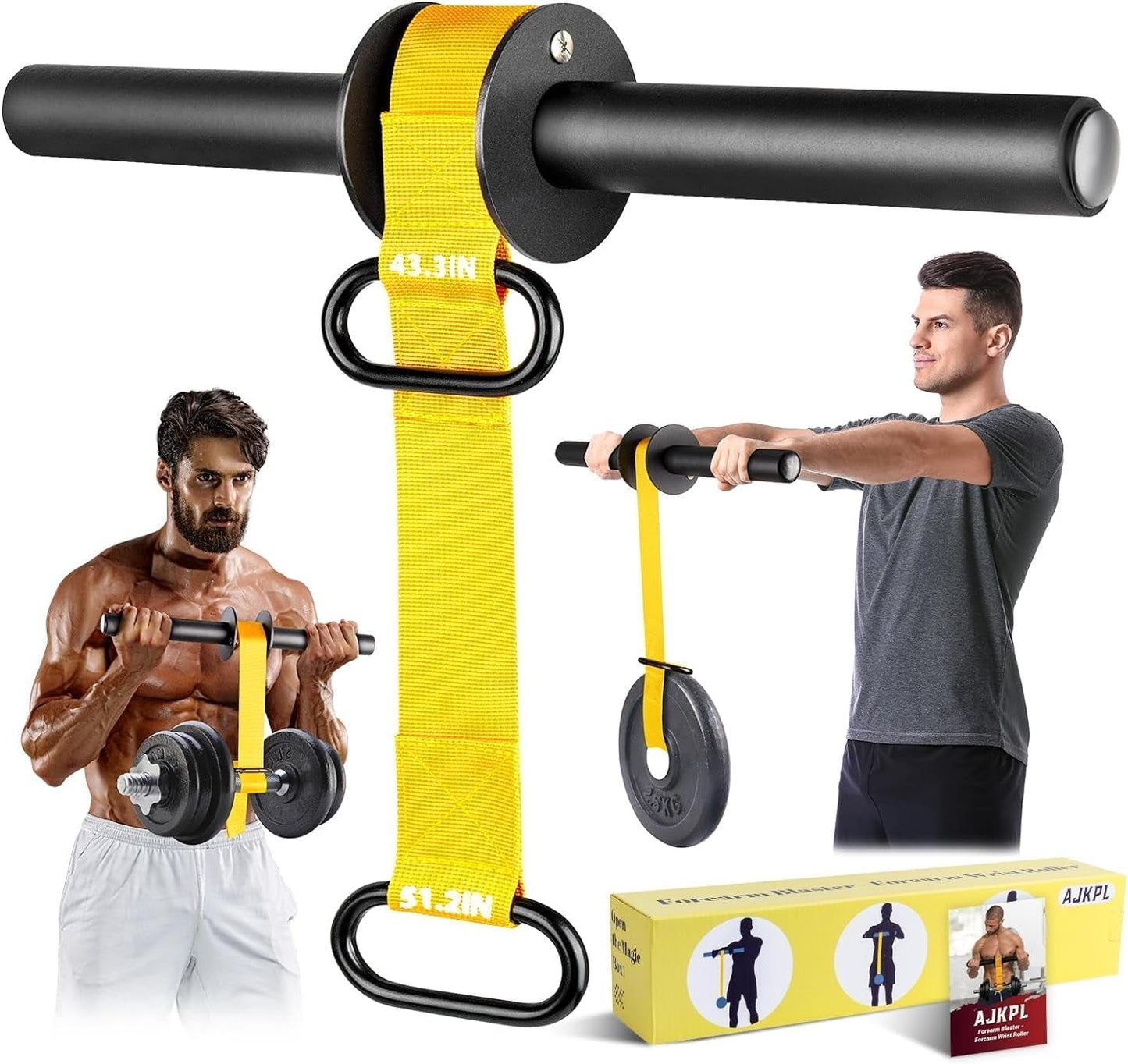 Ultimate Forearm & Wrist Roller β Max Strength, Grip Power & Muscle Gains!